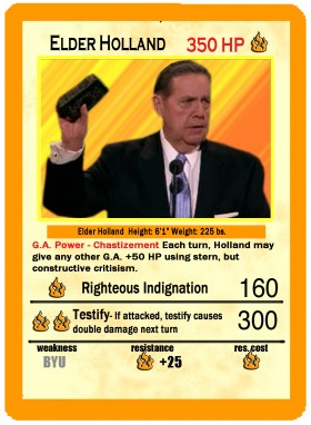 Elder Holland Tranding Card